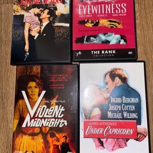 4 DVDs Kiss Me Deadly, Eyewitness, Violent Midnight, and Under Capricorn box 9